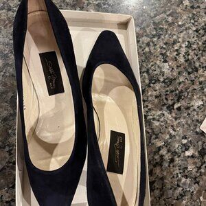 Sesto Meucci Navy suede shoes